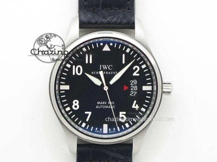 MIROTIME 0419 Pilot Mark XX BLSF 1:1 Best Edition Black Blue Dial on Blue Rubber Strap MIYOTA Sleek 6989